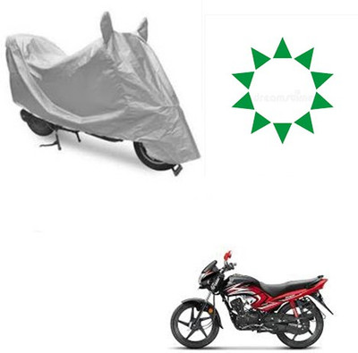 Atulit enterprises Waterproof Two Wheeler Cover for Honda(Dream Yuga, Silver)