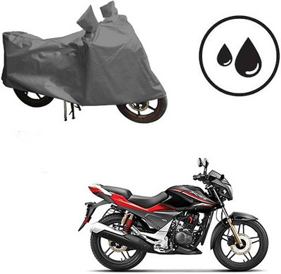 Atulit enterprises Waterproof Two Wheeler Cover for Hero(CBZ Extreme, Grey)