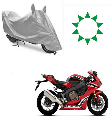 Atulit enterprises Waterproof Two Wheeler Cover for Honda(CBR 1000RR, Silver)