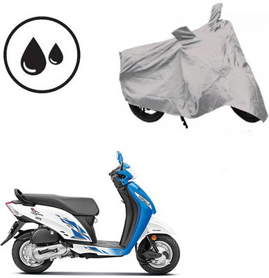 SRENTERPRISES Waterproof Two Wheeler Cover for Honda(Activa i, Silver)