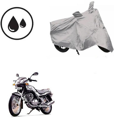 SRENTERPRISES Waterproof Two Wheeler Cover for TVS(Fiero F2, Silver)