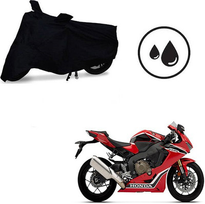 Atulit enterprises Waterproof Two Wheeler Cover for Honda(CBR 1000RR, Black)