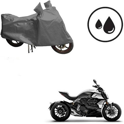 Atulit enterprises Waterproof Two Wheeler Cover for Ducati(Diavel, Grey)
