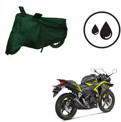 RPSENTTERPR Waterproof Two Wheeler Cover for Honda(CBR 250R, Green)