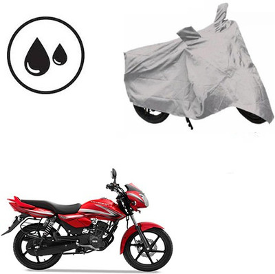 RPSENTTERPR Waterproof Two Wheeler Cover for TVS(Pheonix, Silver)
