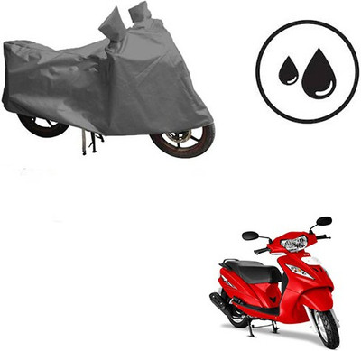 Atulit enterprises Waterproof Two Wheeler Cover for TVS(Wego, Grey)
