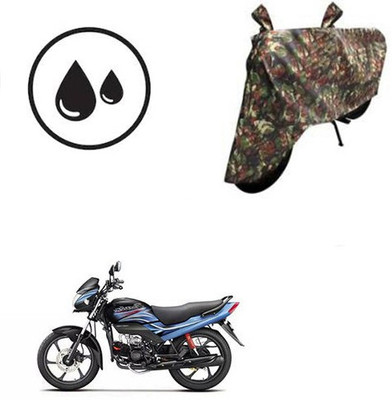 RPSENTTERPR Waterproof Two Wheeler Cover for Hero(Passion Plus, Multicolor)
