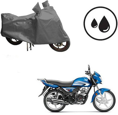 dashark Waterproof Two Wheeler Cover for Hero(CD 110 Dream, Grey)