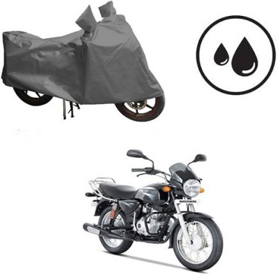 RPSENTTERPR Waterproof Two Wheeler Cover for Bajaj(Boxer, Grey)