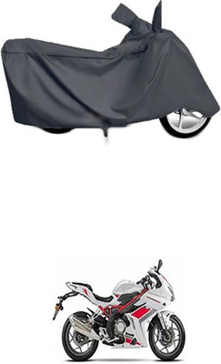 W proof Two Wheeler Cover for DSK Benelli(Grey)