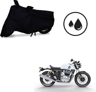 Atulit enterprises Waterproof Two Wheeler Cover for Royal Enfield(Continental GT, Black)