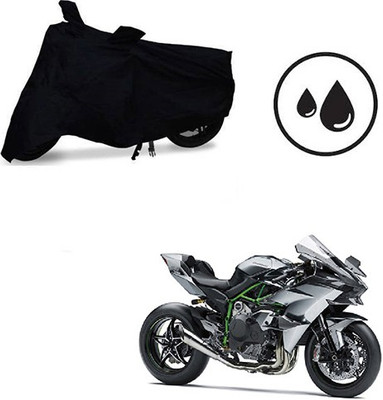 dashark Waterproof Two Wheeler Cover for Kawasaki(Ninja, Black)
