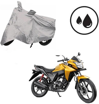 RPSENTTERPR Waterproof Two Wheeler Cover for Honda(CB Twister, Silver)