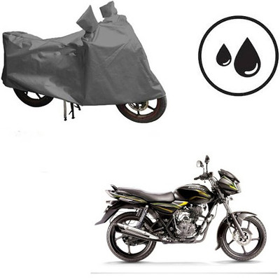 dashark Waterproof Two Wheeler Cover for Bajaj(Discover 100 DTS-i, Grey)