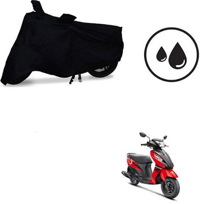 Atulit enterprises Waterproof Two Wheeler Cover for Suzuki(Let's, Black)