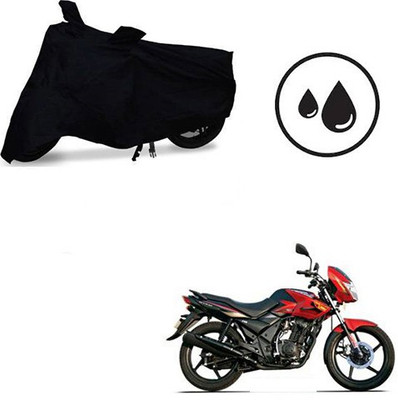 Atulit enterprises Waterproof Two Wheeler Cover for TVS(Flame DS 125, Black)