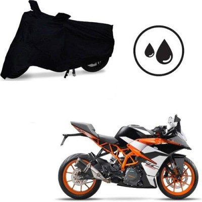 Atulit enterprises Waterproof Two Wheeler Cover for KTM(RD 350, Black)