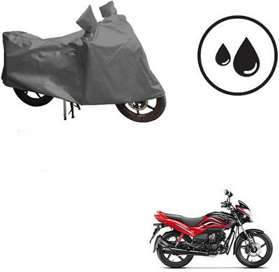 Atulit enterprises Waterproof Two Wheeler Cover for Honda(Passion Xpro, Grey)