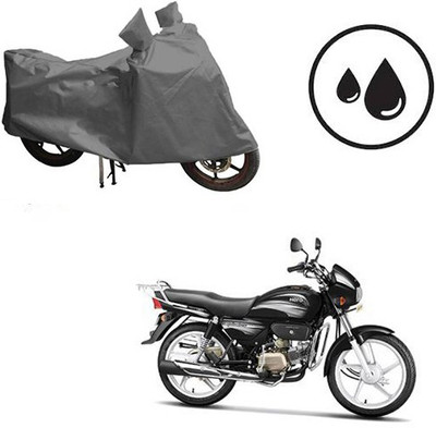 RPSENTTERPR Waterproof Two Wheeler Cover for Hero(Splendor Plus, Grey)