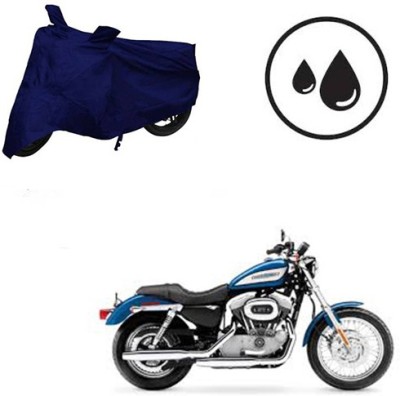 RPSENTTERPR Waterproof Two Wheeler Cover for Harley Davidson(XL 883, Blue)