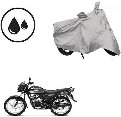 RPSENTTERPR Waterproof Two Wheeler Cover for Honda(CD, Silver)