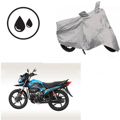 RPSENTTERPR Waterproof Two Wheeler Cover for Honda(Passion Pro TR, Silver)