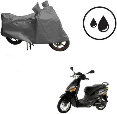 dashark Waterproof Two Wheeler Cover for Hero(Electric Zippy, Grey)