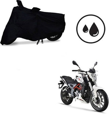 Atulit enterprises Waterproof Two Wheeler Cover for DSK Benelli(TNT 25, Black)
