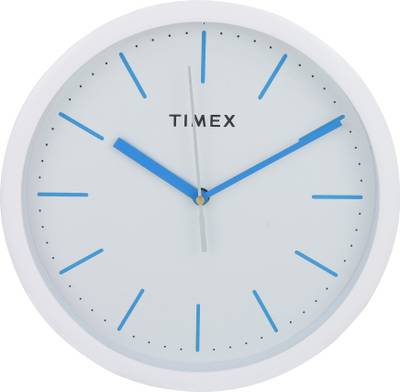 Timex Analog 25.4 cm X 25.4 cm Wall Clock White With Glass