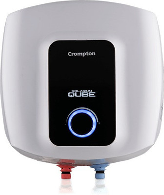 CROMPTON 25 L Storage Water Geyser (Solarium Qube with 5 star Rating Energy Saving, White)