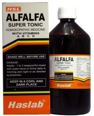 HASLAB Alfalfa Super Abcd Tonic Syrup(4 x 450 ml)