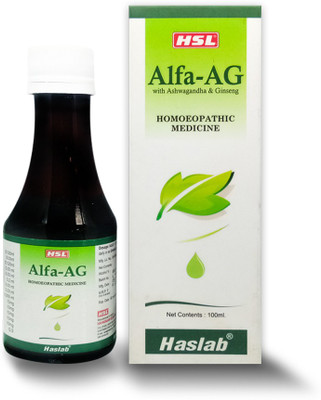 HASLAB Alfa Ag With Ashwagandha & Ginseng Syrup(100 ml)