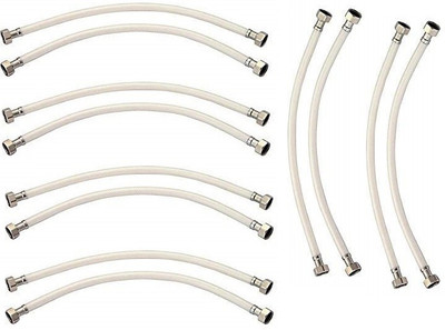 Prestige Connection-Pipe-12 EXCLUSIVE PREMIUM HEAVY QUALITY PVC 304 Grade CONNECTION PIPE 24 INCH (SET OF 12) Hose Connector Hose Pipe(50 cm)