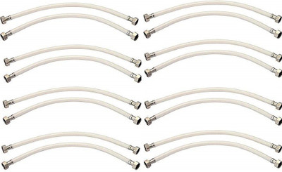 Prestige Connection-Pipe-16 EXCLUSIVE PREMIUM HEAVY QUALITY PVC 304 Grade CONNECTION PIPE 24 INCH (SET OF 16) Hose Connector Hose Pipe(50 cm)