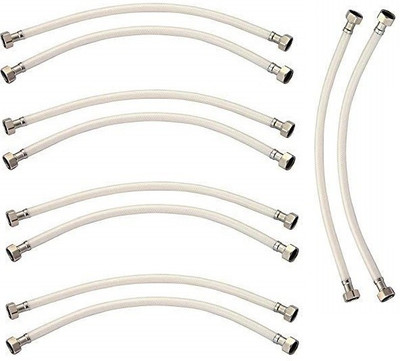 Prestige Connection-Pipe-10 EXCLUSIVE PREMIUM HEAVY QUALITY PVC 304 Grade CONNECTION PIPE 24 INCH (SET OF 10) Hose Connector Hose Pipe(50 cm)