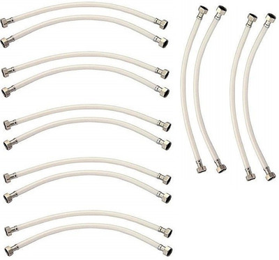 Prestige Connection-Pipe-14 EXCLUSIVE PREMIUM HEAVY QUALITY PVC 304 Grade CONNECTION PIPE 24 INCH (SET OF 14) Hose Connector Hose Pipe(50 cm)