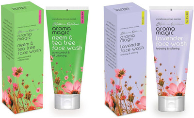 20% OFF on Aroma Magic Neem And Tea Tree , Lavender Pack of 2 Face Wash(200 ml) 20% OFF on Aroma Magic Neem And Tea Tree , Lavender Pack of 2 Face Wash(200 ml)