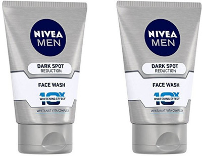 NIVEA Dark Spot Reduction 10 x Vitamin C Effect(100ml X 2) Face Wash(200 g)