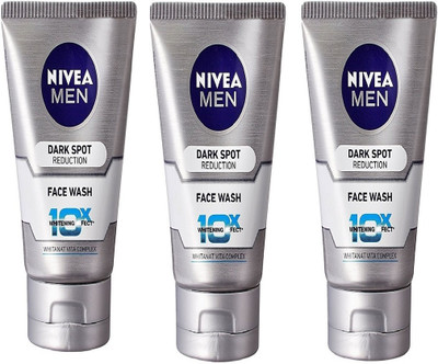 Nivea Men Men Dark Spot Reduction (Pack of 3)  (50 g) Face Wash(150 g)