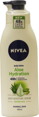 NIVEA Body Lotion Aloe Hydration 48 Hours Refreshing(400 ml)
