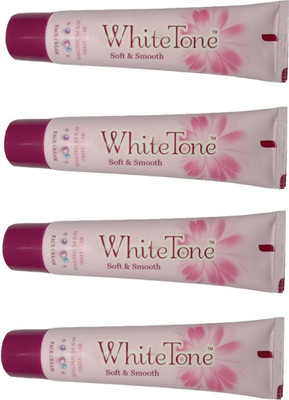 White Tone daily care Face Cream, Sun Protection Soft & Smooth, 25g pack of 4(0.1 g)