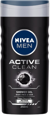 52% OFF on NIVEA Body Wash, Active Clean with Active Charcoal, Shower Gel for Body, Face & Hair(250 ml) 52% OFF on NIVEA Body Wash, Active Clean with Active Charcoal, Shower Gel for Body, Face & Hair(250 ml)