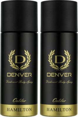 DENVER Caliber Combo Deodorant Spray  -  For Men(330 ml, Pack of 2)