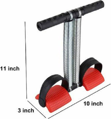 VATSMART DOUBLE SPRING TUMMY TRIMMER HOME GYM EQUIPMENT Ab Exerciser(Red)