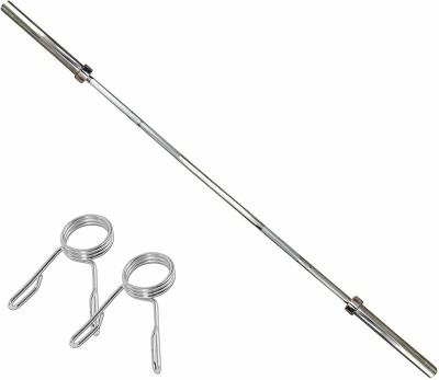 DTD 5 Feet Straight Olympic Barbell Rod (30 mm Internal Dia & 50mm Outer Dia) Weight Lifting Bar