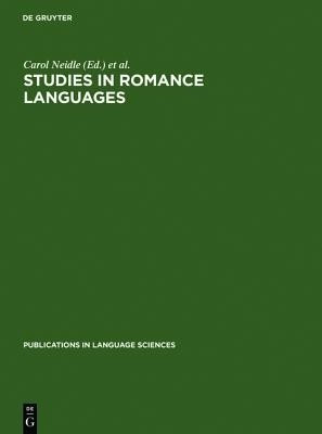 Studies in Romance Languages(English, Hardcover, unknown)