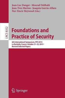 Foundations and Practice of Security(English, Paperback, unknown)