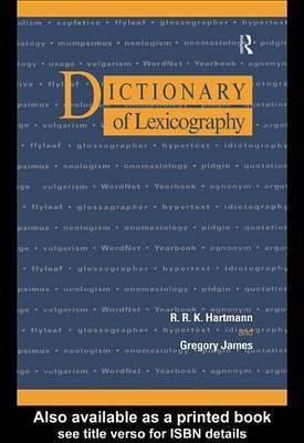 Dictionary of Lexicography(English, Electronic book text, Hartmann R R K)