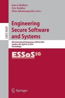 Engineering Secure Software and Systems(English, Paperback, unknown)