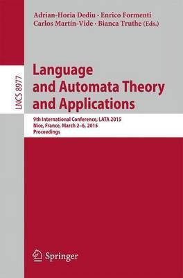 Language and Automata Theory and Applications(English, Paperback, unknown)